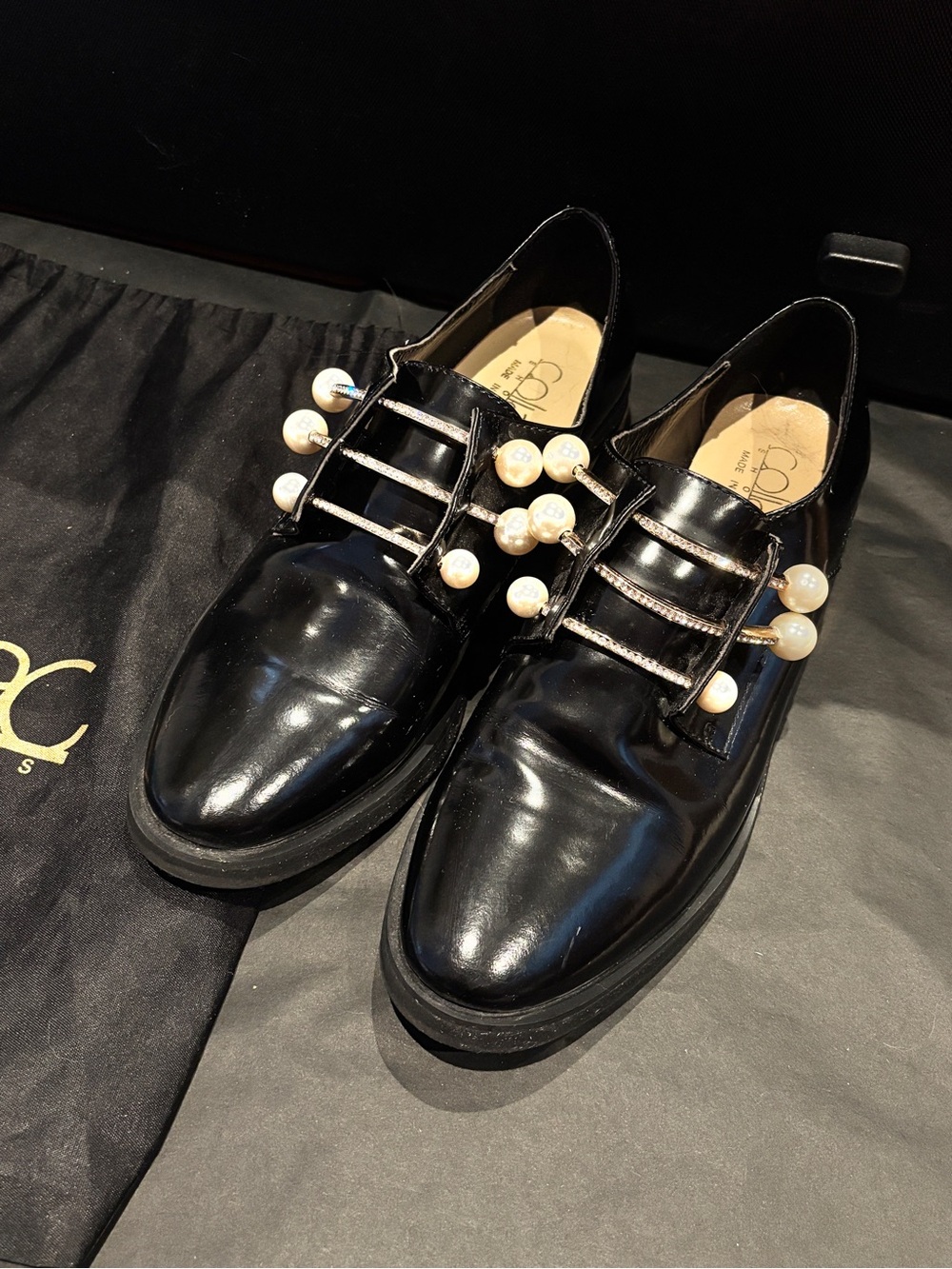 Coliac Pearl-Embellished Loafers